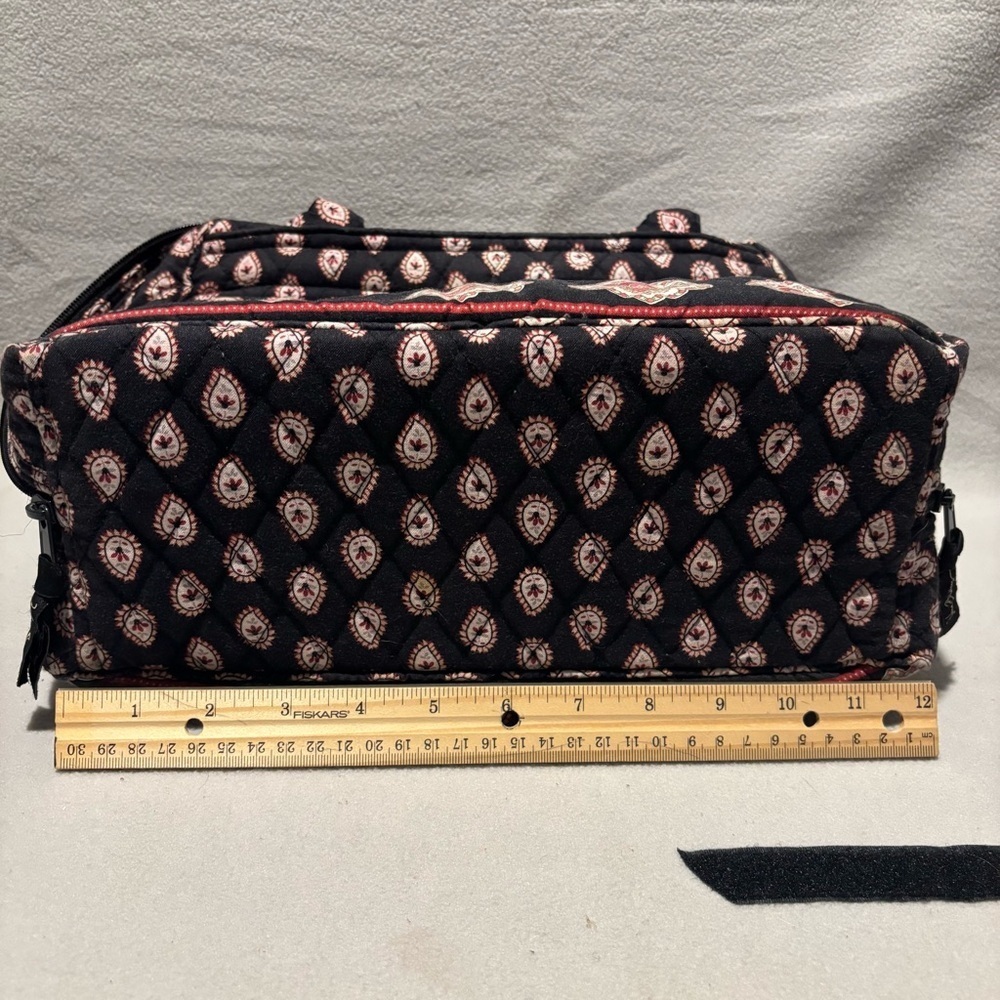 Vera Bradley Multi Compartment Large Shoulder Tote Bag with matching Wristlet - Picture 5 of 11